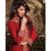 Red MASKEEN BY MAISHA DETAILED EMBROIDERED WINTER WEAR DESIGNER SUIT MK-1903